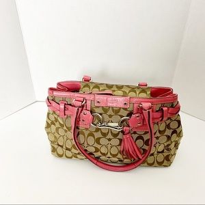 Coach Hampton Signature Satchel